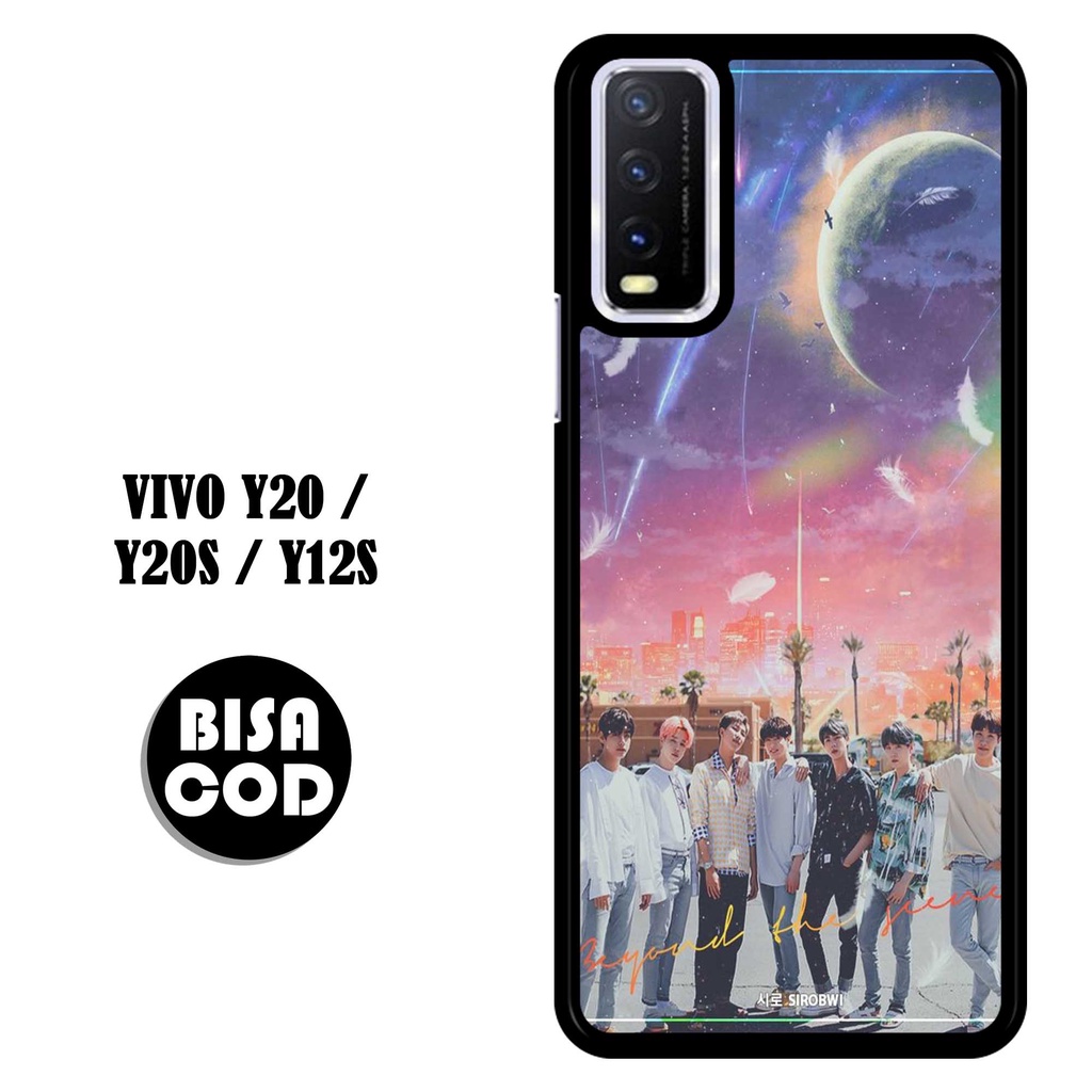 [COD]Casing Case Vivo Y12s Y20 Y20i Y20s , Hardcase Vivo Y12s Y20 Y20i Y20s, Case BTS TYPE LAIN CHAT