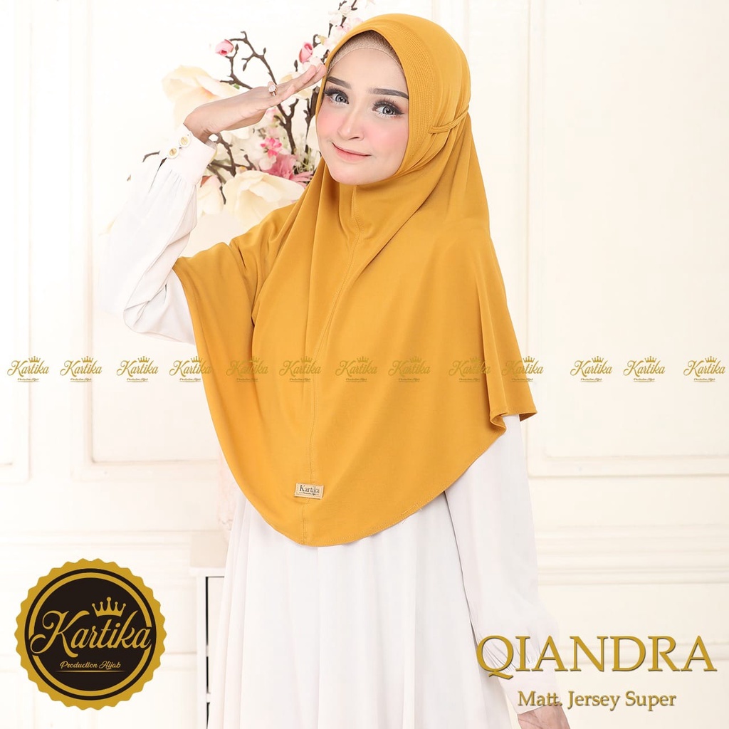 Jilbab Instan Pad Tali Qiandra By Kartika