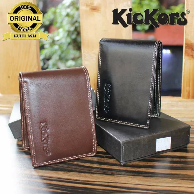 Dompet Pria Kulit Asli  Embos Kickers - Tanpa Kain Furing