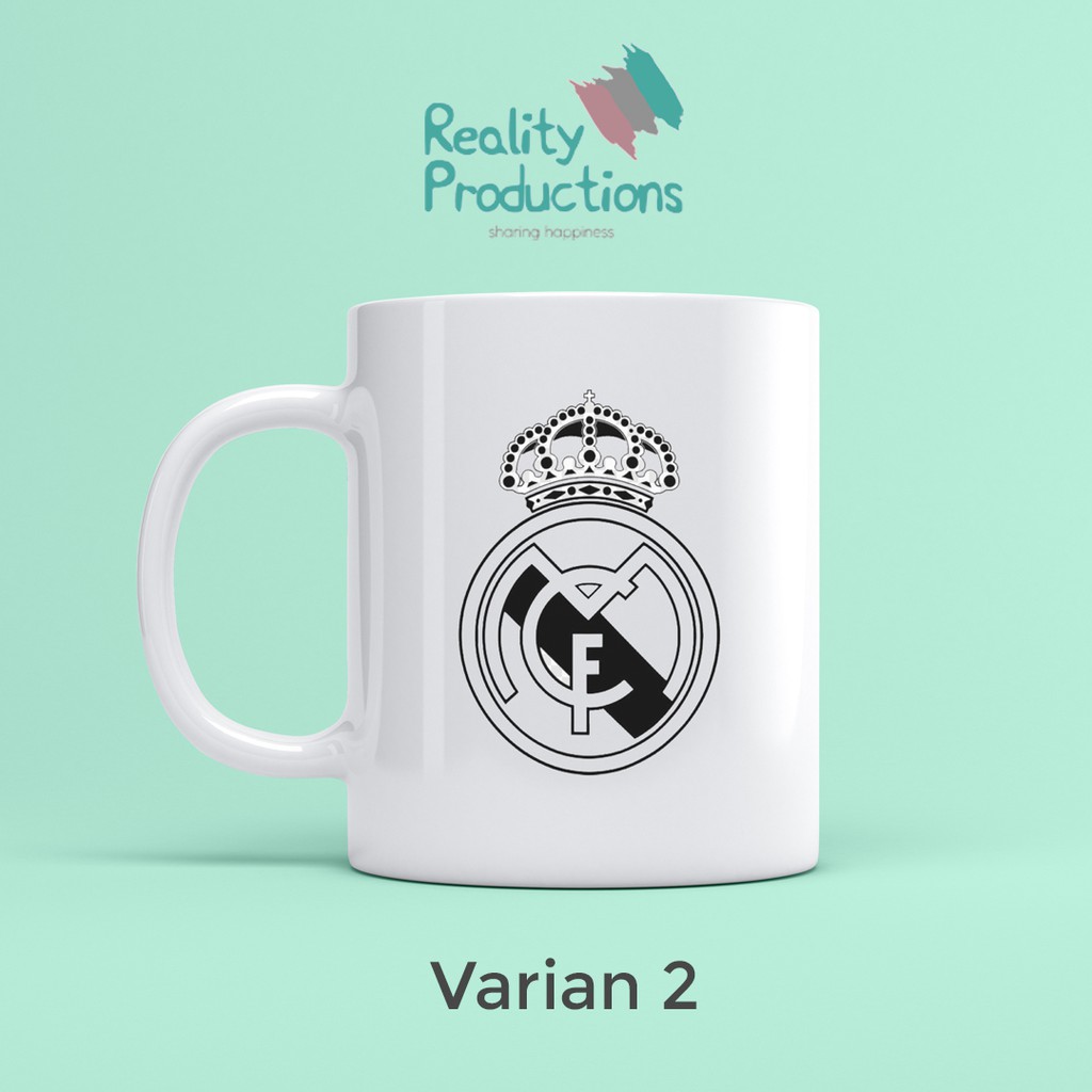 Merchandise Mug Gelas Cangkir Real Madrid FC