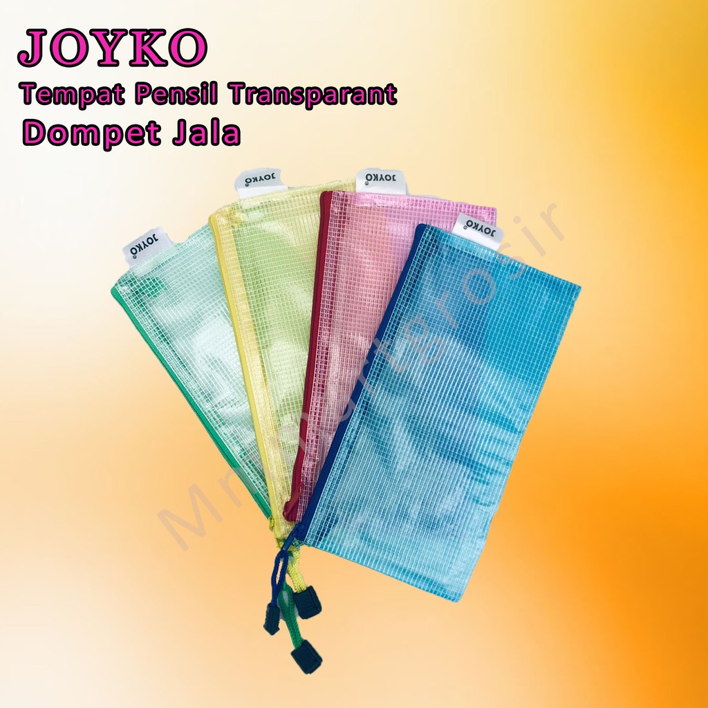 Dompet Jala * Joyko * Tempat Pensil Transparan * DCB-33Bill
