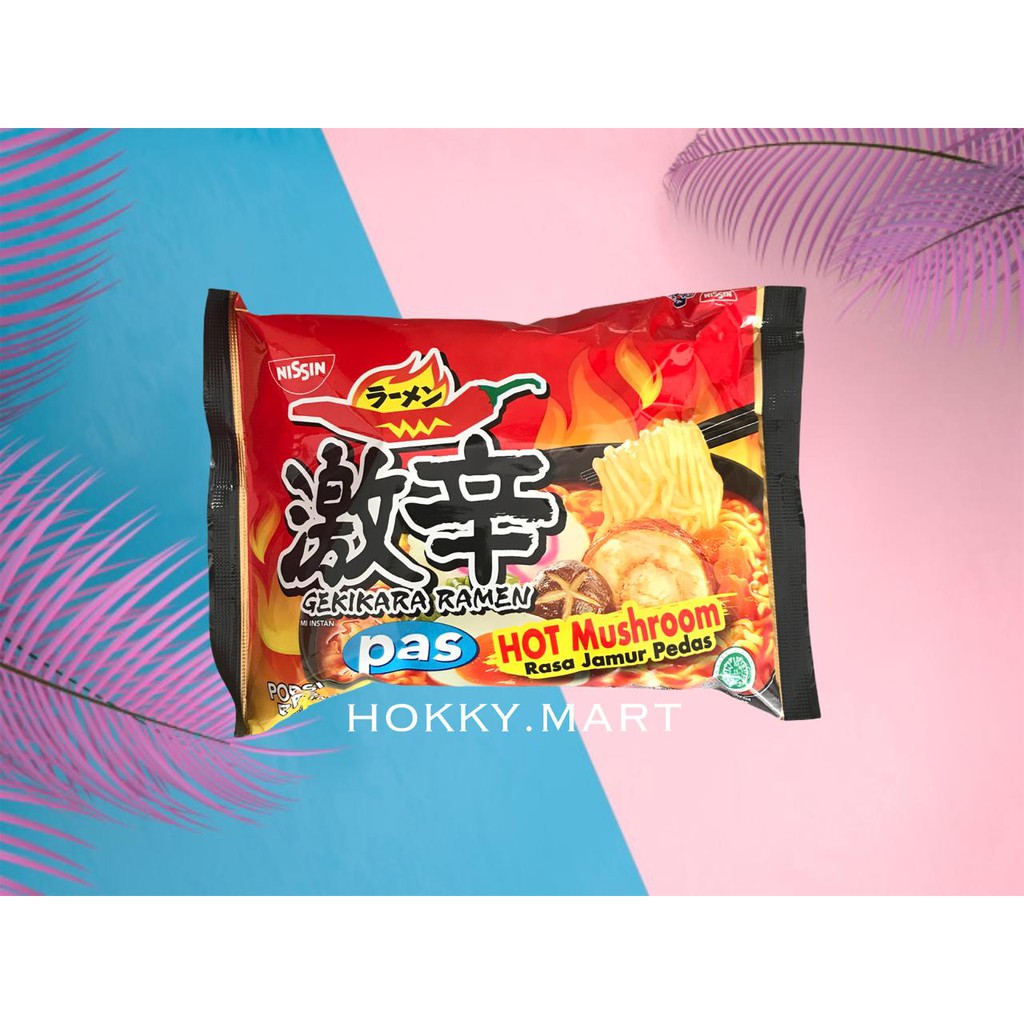 

(HOKKY) nissin GEKIKARA RAMEN HOT MUSHROOM HALAL / GEKIKARA RAMEN PAS JAMUR PEDAS halal