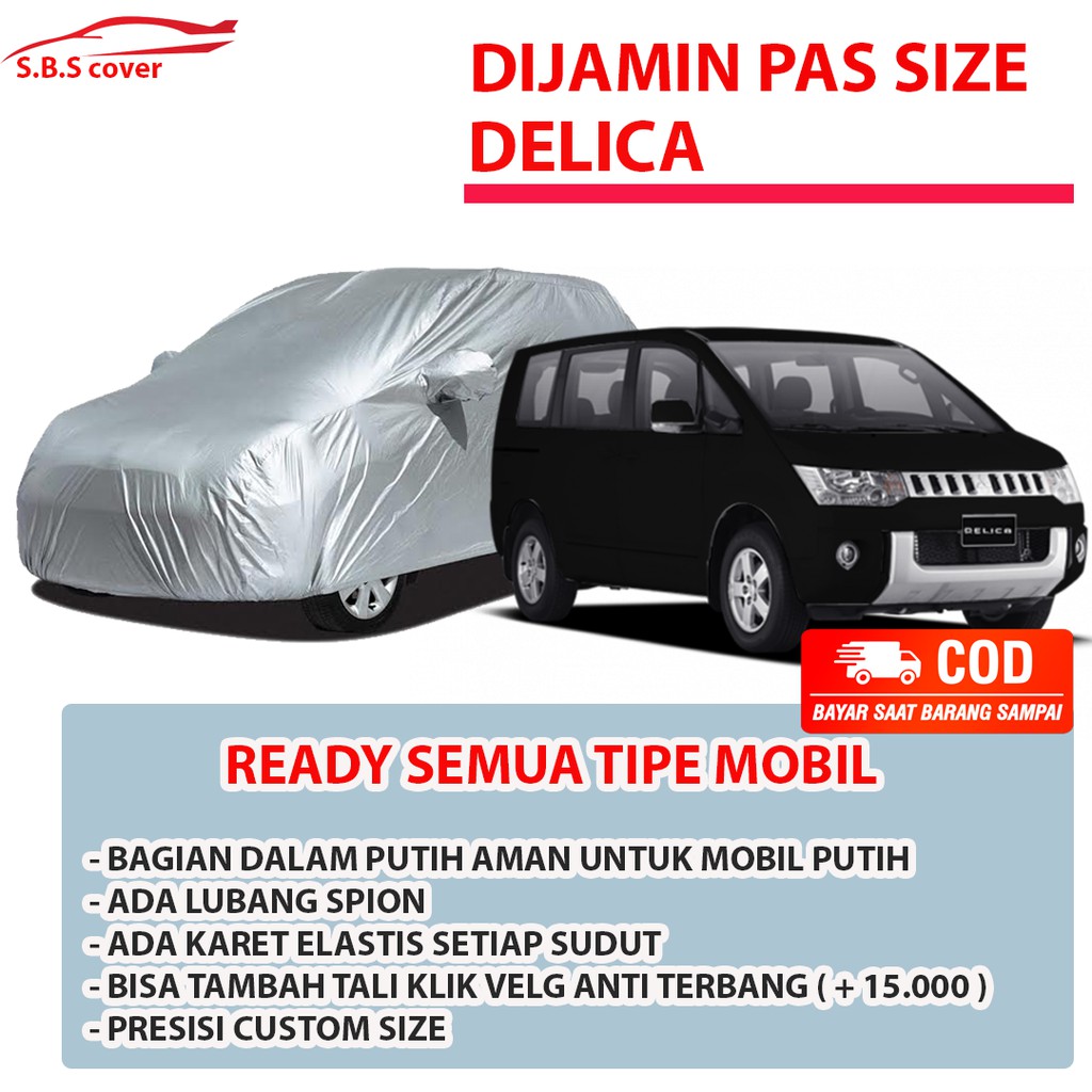 Body Cover Mobil DELICA / Sarung Mobil Delica / Mantel Mobil Delica / Mantol Mobil Delica / Selimut