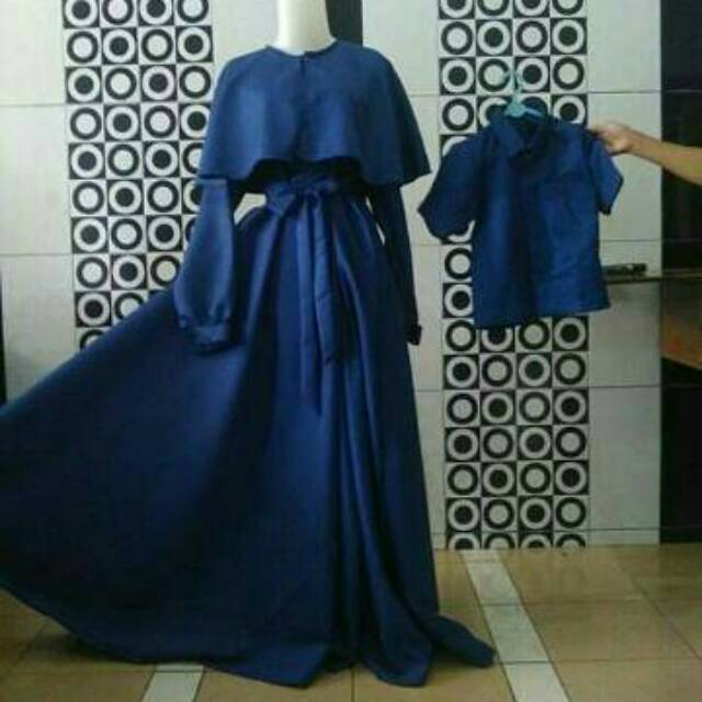 Gamis syari denisa original design by mumtaz brand itycrepe premium  busana muslim baju atasan wanita tanah abang Bandung