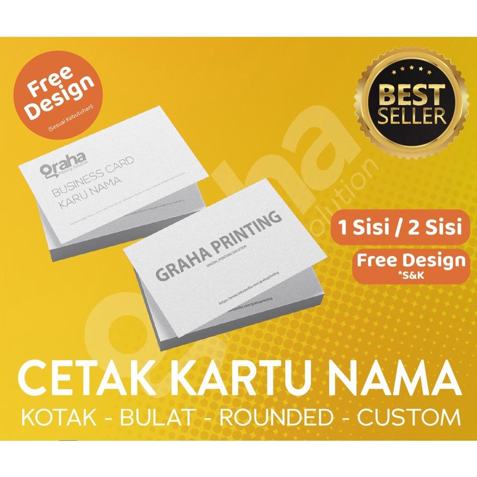 

((BISA COD)) Cetak Kartu Nama 1 Sisi