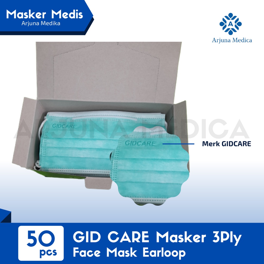 GIDCARE Masker Medis 3Ply Earloop | Masker Medis Earloop