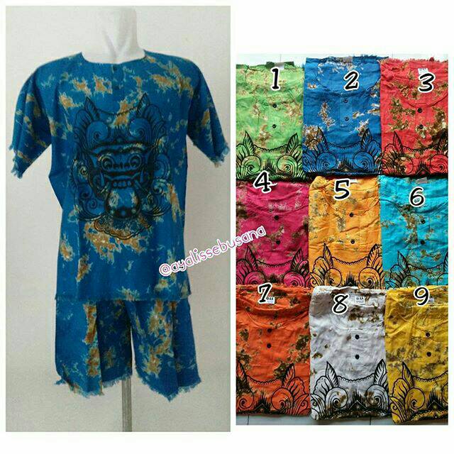 Setelan Barong  dewasa cowok setelan barong  bali  Shopee 