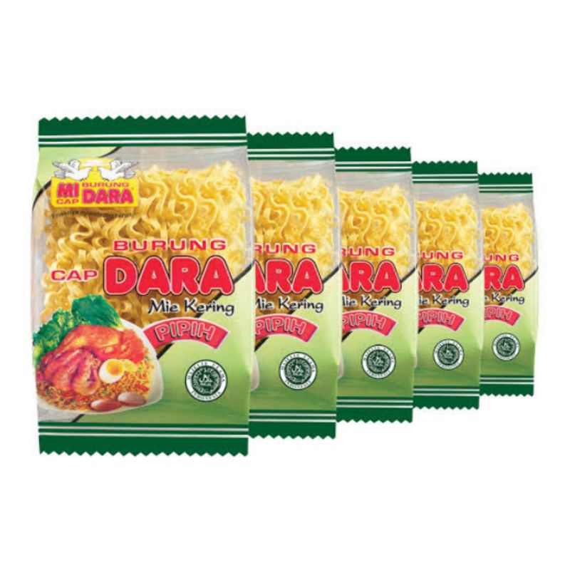 

Mi Burung Dara Pipih isi 5 Pcs