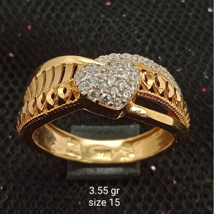 Cincin Emas 17 K - 3.55 gr Kadar 750 - 3191