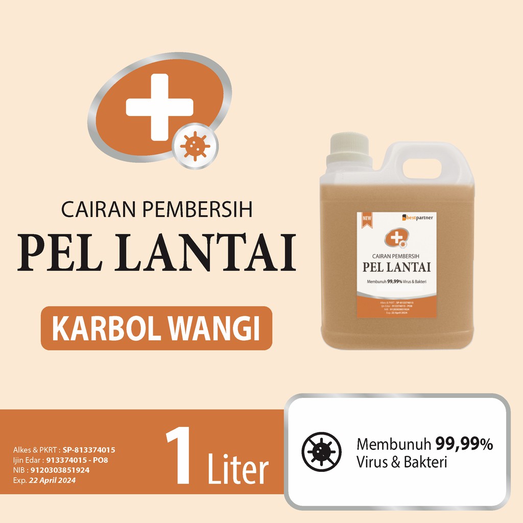 PEMBERSIH LANTAI / CAIRAN LANTAI KARBOL WANGI 1 LITER