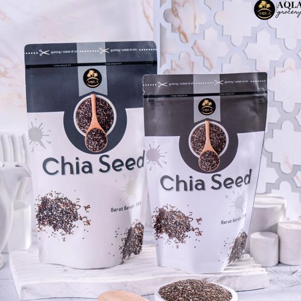 

CHIA SEED MEXICO ASLI 500GR / BLACK CHIA SEED MEXICO / BIJI CHIA ASLI