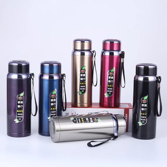 Termos Stainless Premium Panas Dingin 12 Jam 1000ML Termos Botol Minum Travel Hot Cold Thermos Kopi