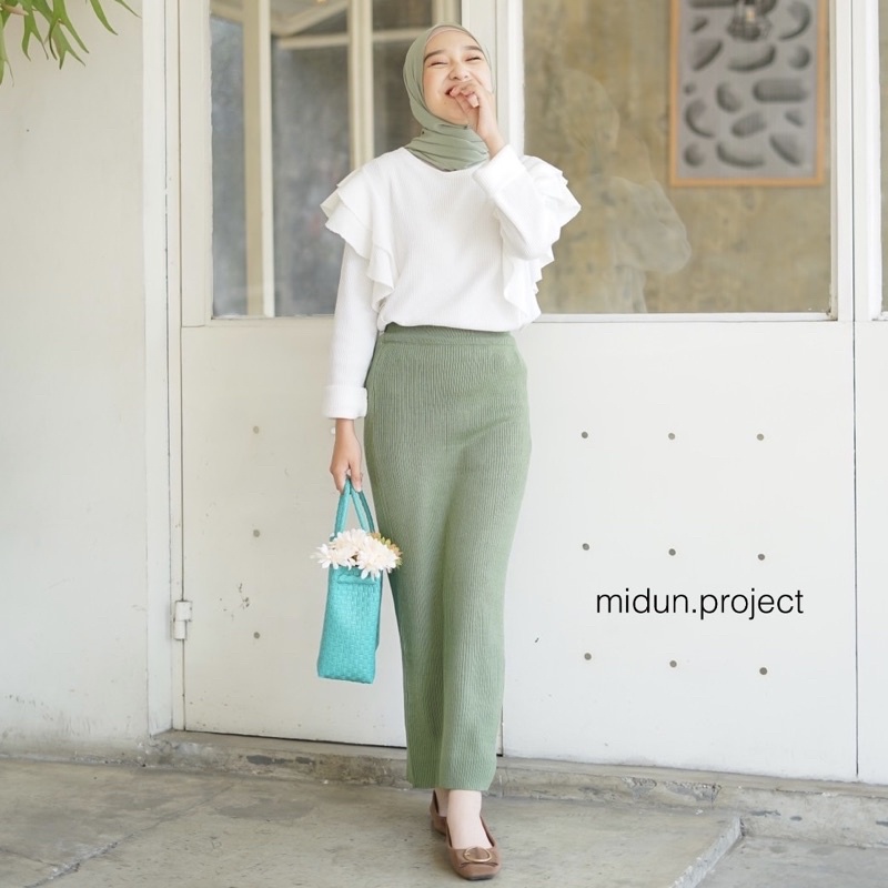 SKINNY SKIRT | ROK SPAN RAJUT PREMIUM | midun.project