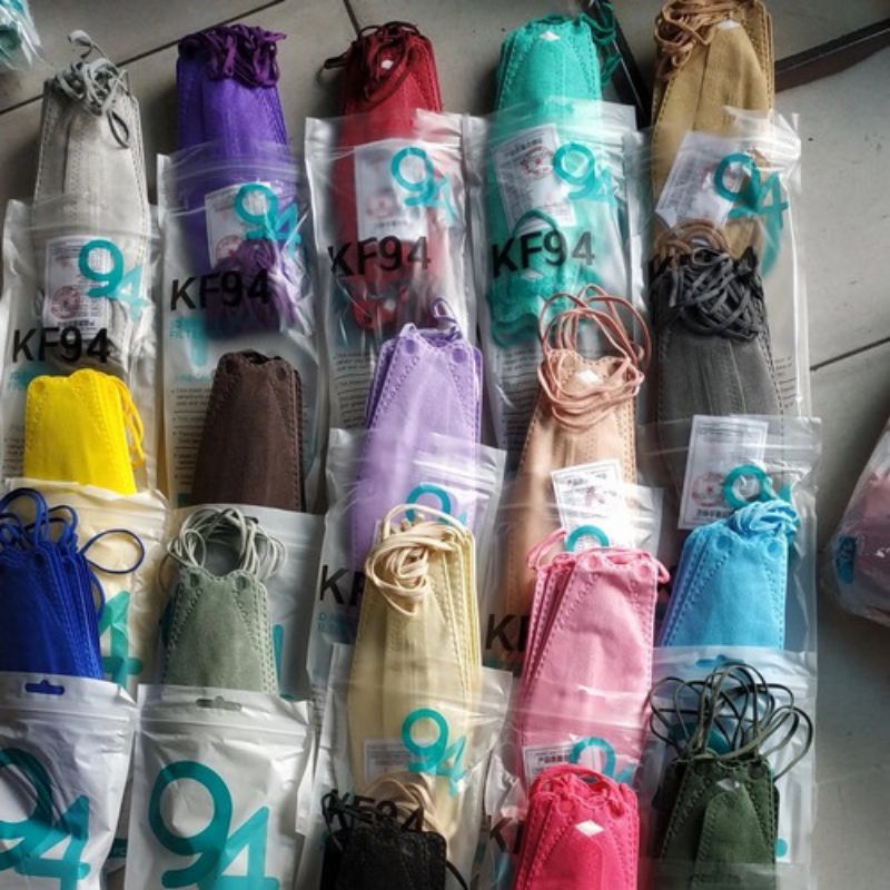 Masker kf 94 warna warni