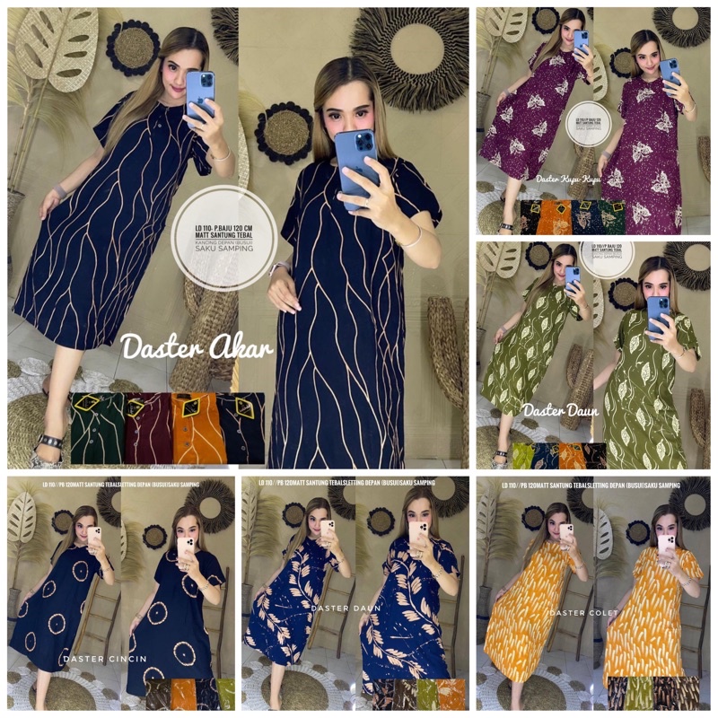 DASTER RAYON WANITA BAJU TIDUR BUSUI BUMIL