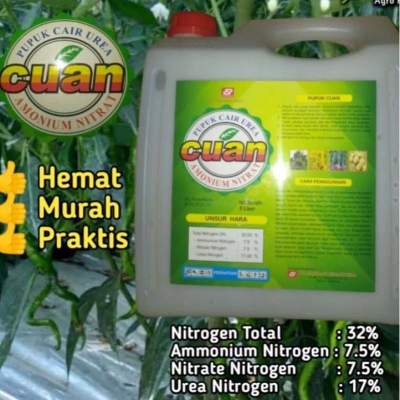 CUAN Pupuk Urea Cair repacking 1 liter