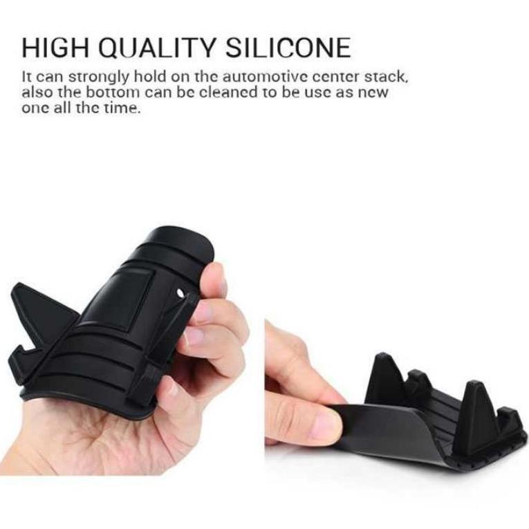 Holder Stand HP Di Meja Dudukan Sandaran Dasboard Mobil Karet 9R0