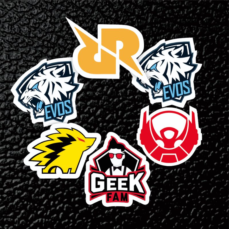 [ANTI AIR ]Tim esport stiker, sticker Mobile legends MLBB ML RRQ EVOS ALTER EGO BIGETRON ONIC GPX