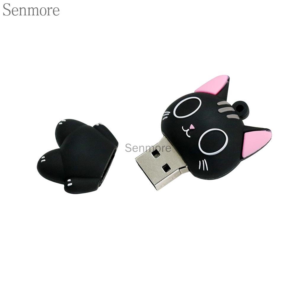 Flashdisk Usb 2.0gb 128gb / 8GB / 16GB / 32GB / 64GB / 1TB / 2TB Bentuk Kartun Telinga Kucing Pink