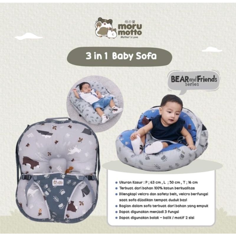 Moru Motto Sofa Bayi Bear n Friends MMK9002