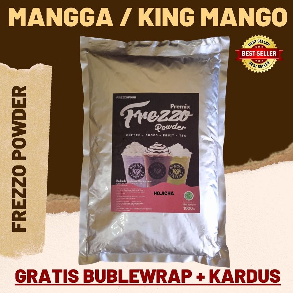 

|BUBUK MINUMAN RASA MANGGA / KING MANGO 1 KG FREZZO POWDER DRINK | SERBUK MINUMAN BOBA BROWN SUGAR |