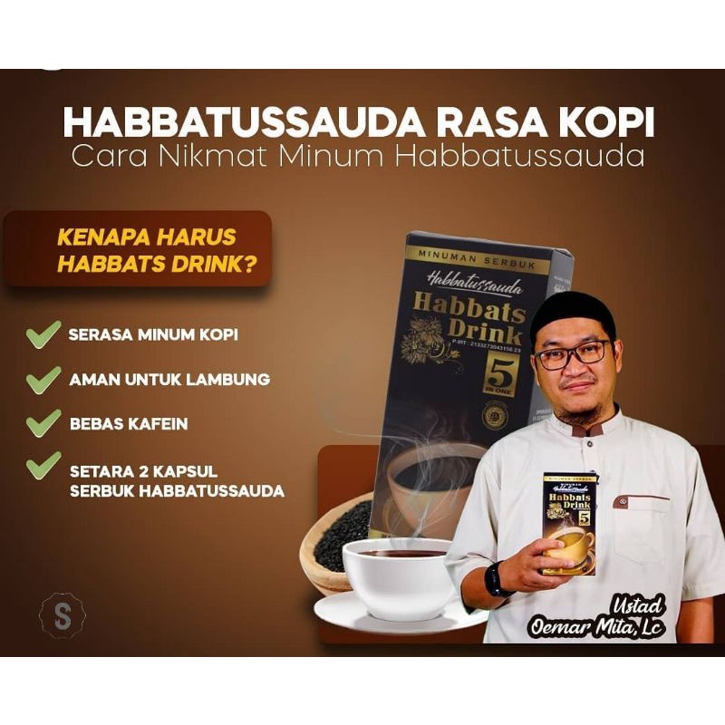 

Minuman Pengganti Kopi Habbats Drink