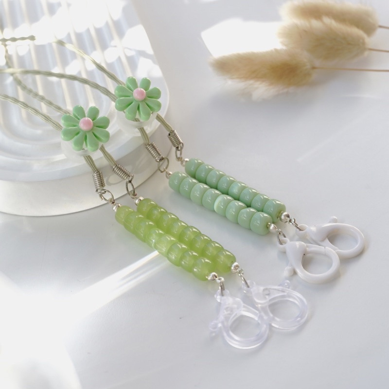 STRAP PENGAIT MASKER SERUT TABUNG (BEADS CLAYCHARM) BY NEWINSPIRE