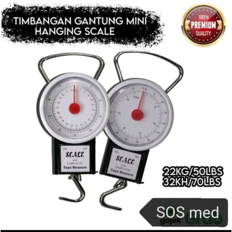 Hanging Scale 32 Kg / Timbangan Mini 32 kg