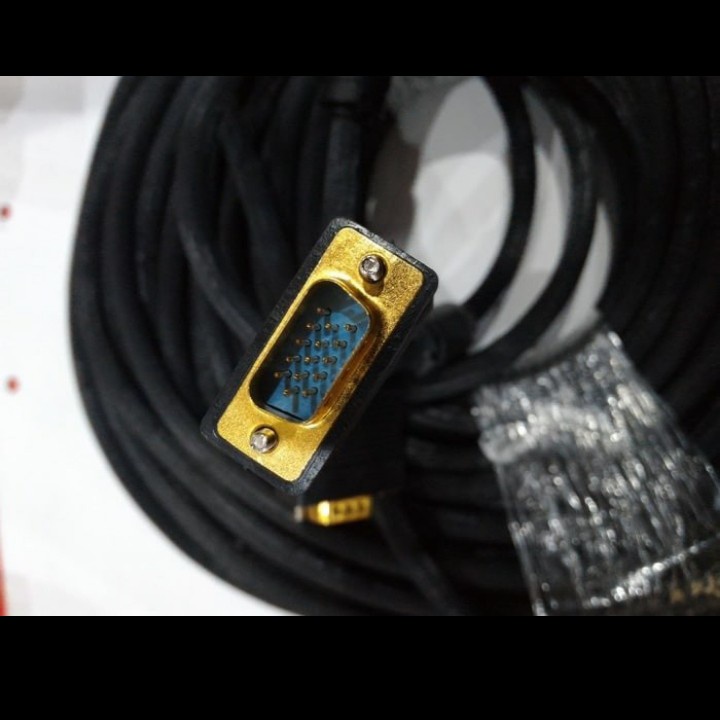 Kabel VGA Gold 30 meter / kabel vga gold plated 30meter / vga gold 30meter