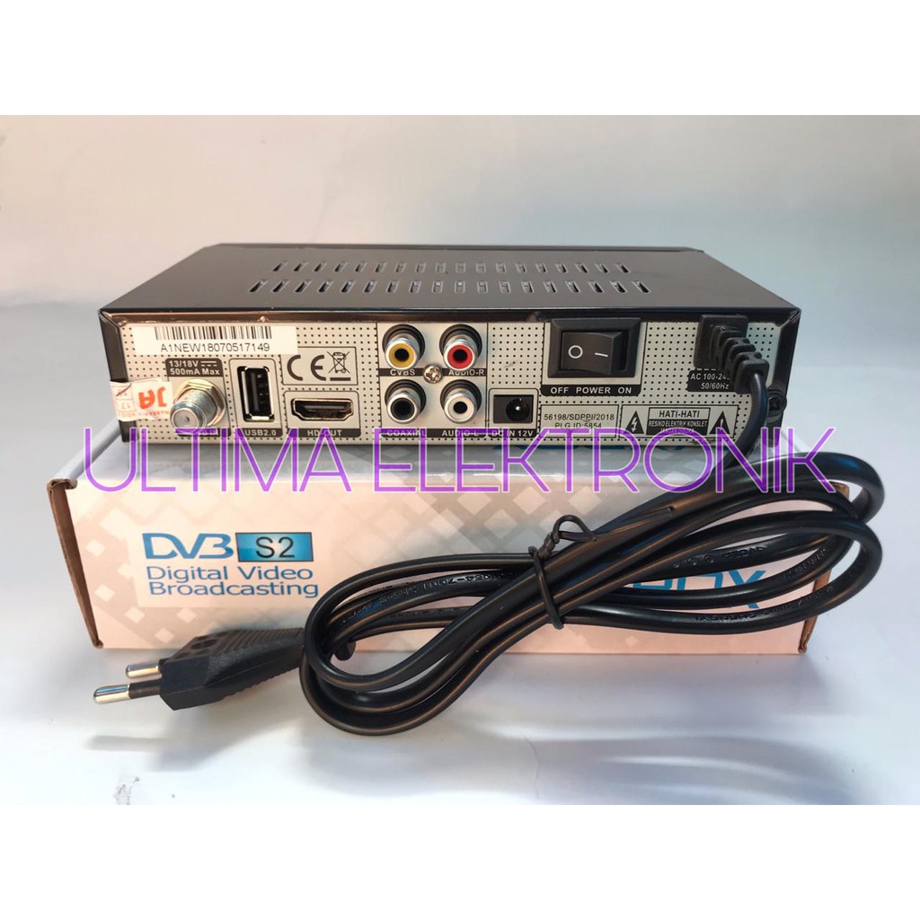 Receiver Decoder Skybox A1 New AVS  8mb untuk Parabola