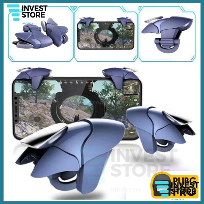 GAMING AKSESORIS GAME CONSOLE MMI06 BLUE SHARK TRIGGER L1 R1