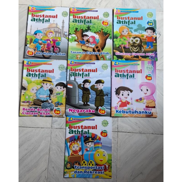 Majalah Tk Ra Paud Islam BUSTANUL ATFAL TEMA 01-07(Baru,Original & Segel)