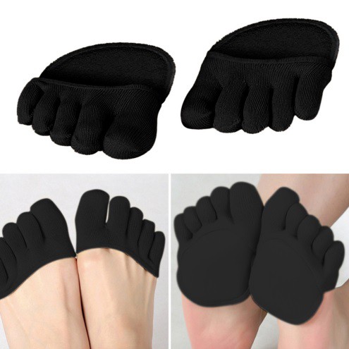 Half Insoles Pads finger socks kaos kaki bantalan kaki