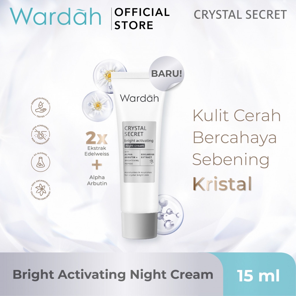 WARDAH CRYSTAL SECRET Bright Activating Night Cream