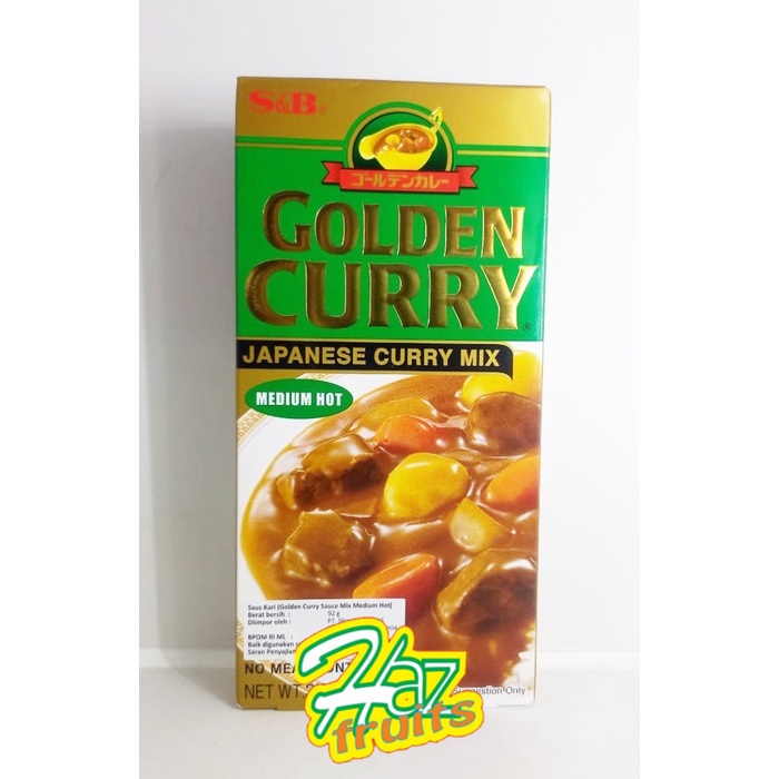 

S&B Golden Curry Medium Hot 92 gr | Japanese Curry