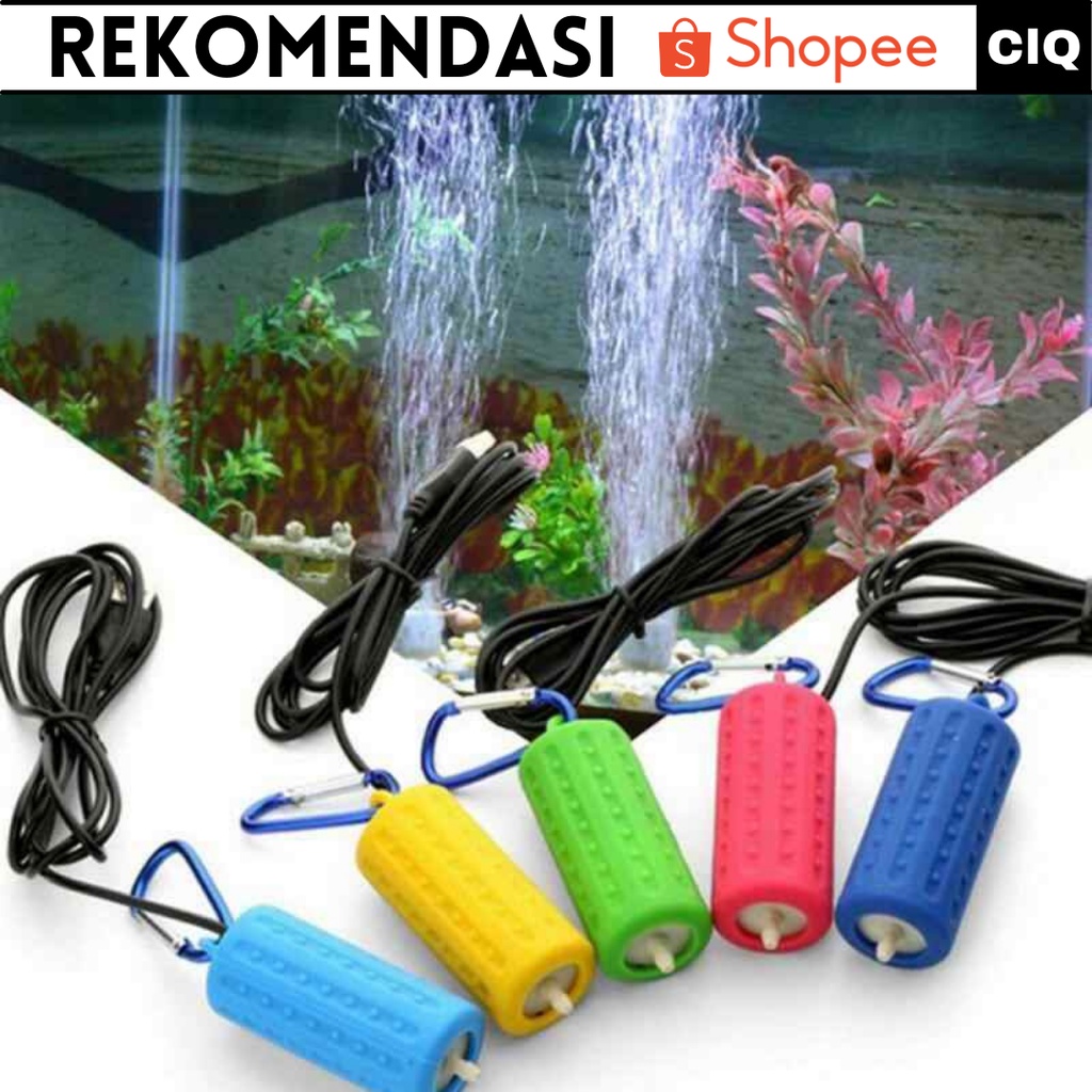 Pompa Udara Akuarium USB Aerator Pompa Udara Air Pump Baterai USB DC Power Bank Aquarium - Aerator USB Powerbank / Aerator Mini USB Murah / Aerator USB Mini / Aerator Baterai USB / Aerator Mini USB / Aerator Portable USB / Aerator Aquarium Mini USB Murah