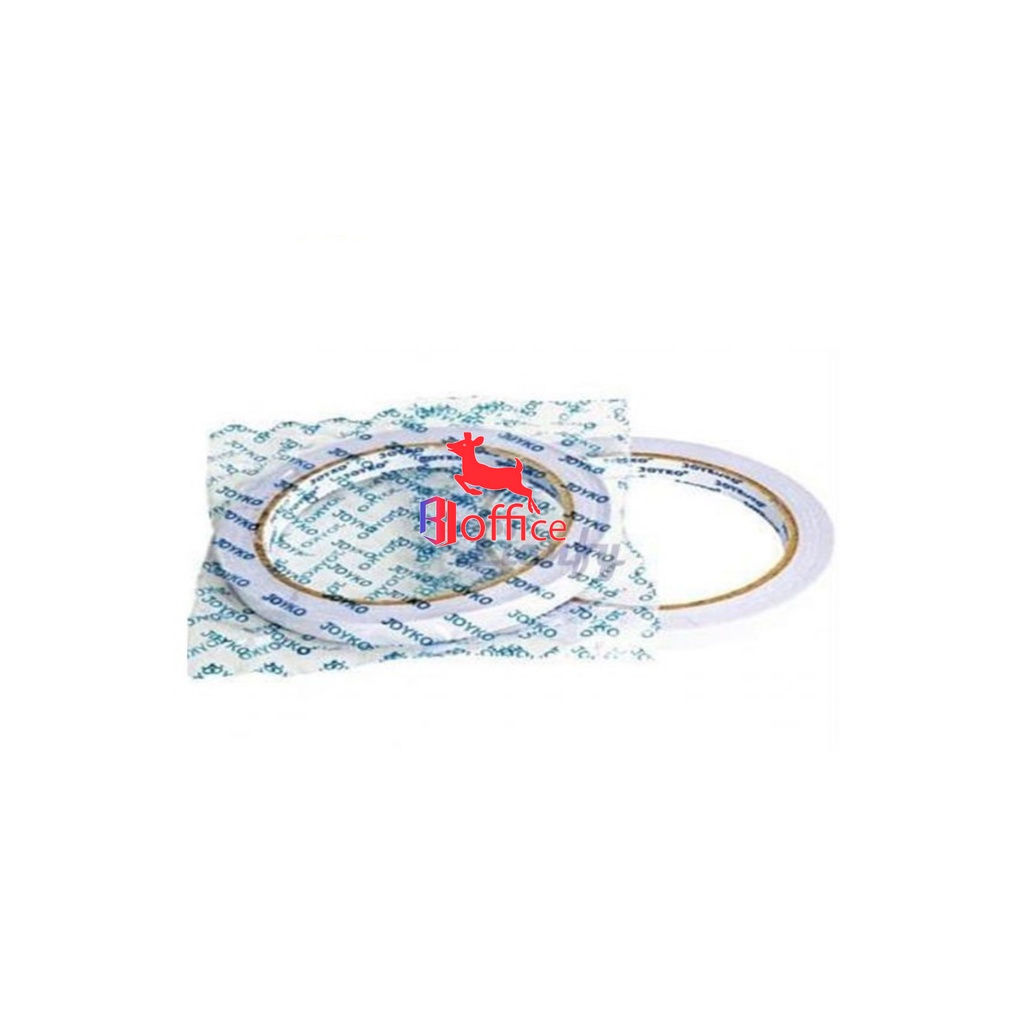 

Double tape 1/4 inch Joyko / Double tape kecil ( 6mm x 15y )