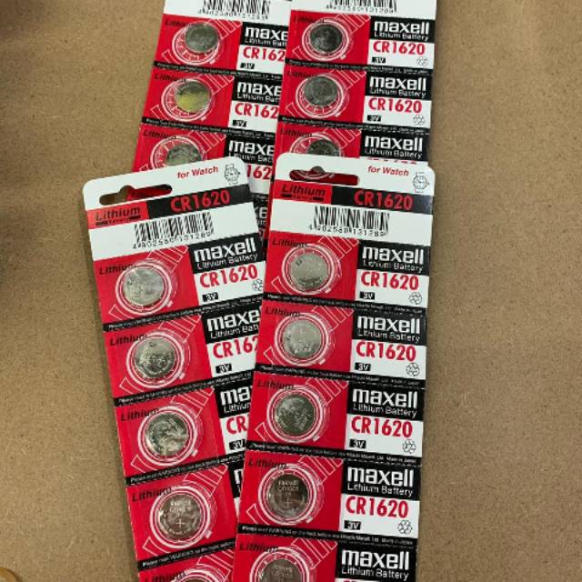 Baterai maxell CR 1620 lithium Battery 3V Original Baterai Maxell CR1620