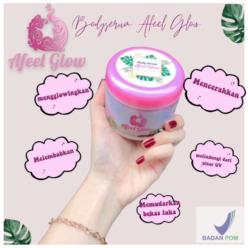 body serum afeel glow BPOM