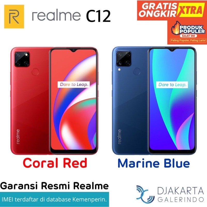 REALME C12 3/32 - GARANSI RESMI