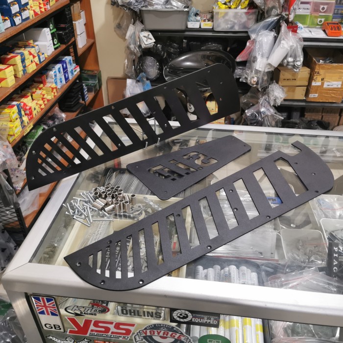 Floormate floorboard Bordes lantai SIP Laser Cut coating Black PX super sprint Excel spartan