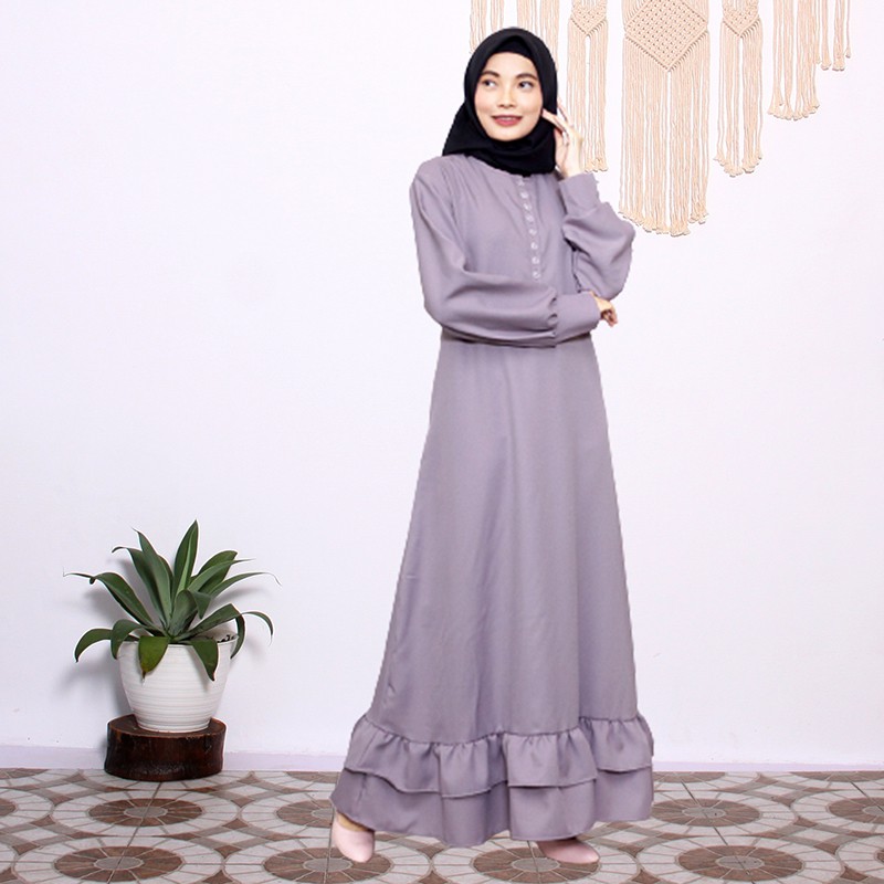 Gamis Aletha DG-13 - Baju Gamis Wanita - Gamis Wanita Terbaru 2021 - Gamis Lebaran 2021