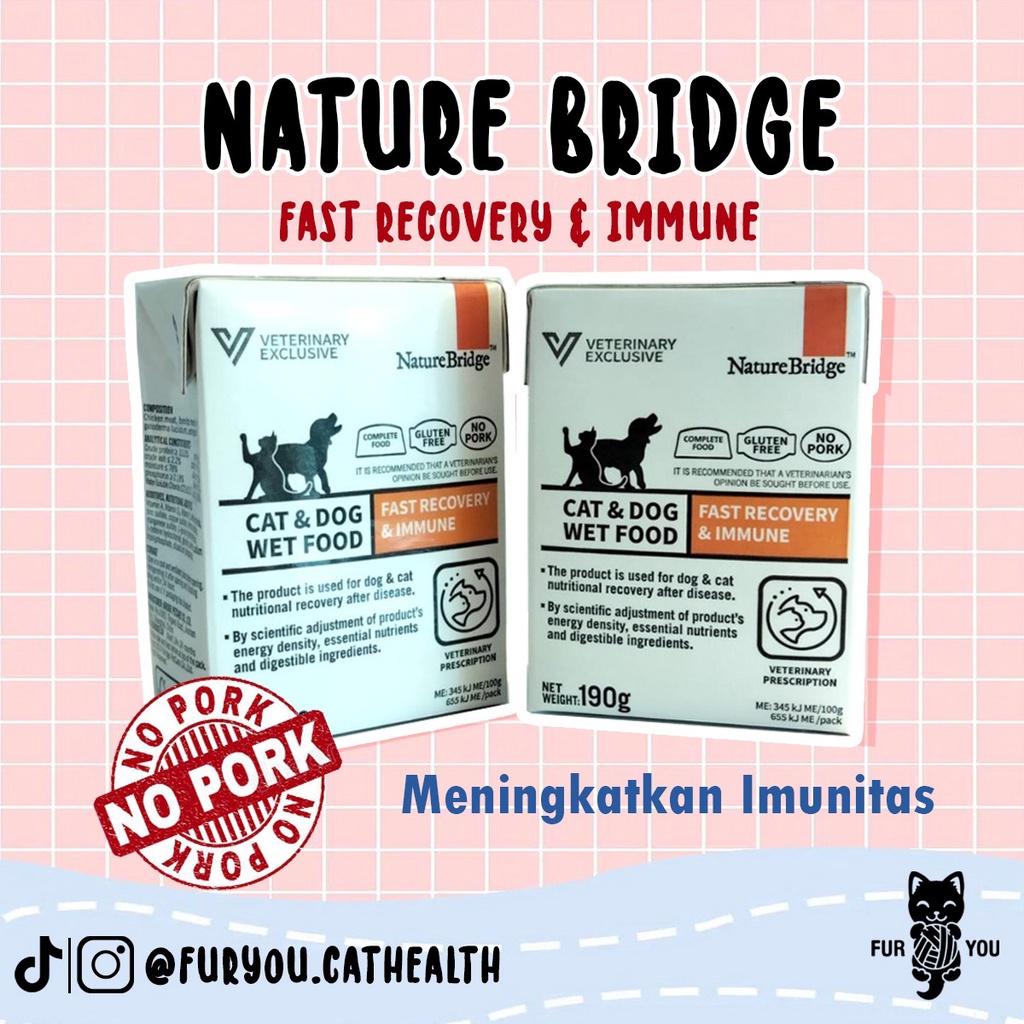 Nature bridge recovery makanan imun virus calici virus panleu