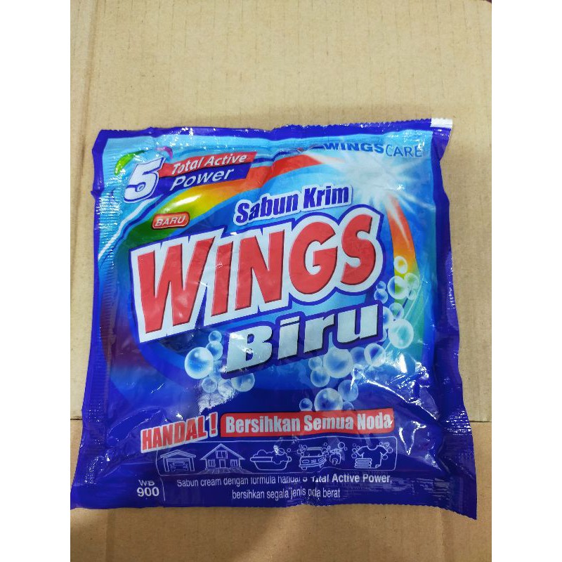 Wings Sabun Krim Biru WB 900