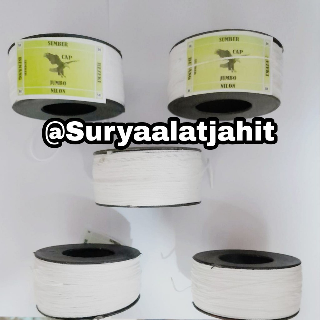Tali Nilon/Tali YoYo +/-40grm putih =rp.5.000/1Rol