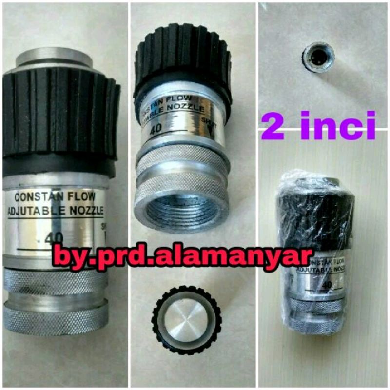 Nozzle Sprayer 2" inci Machino Spare part Pemadam Hydrant Alumunium