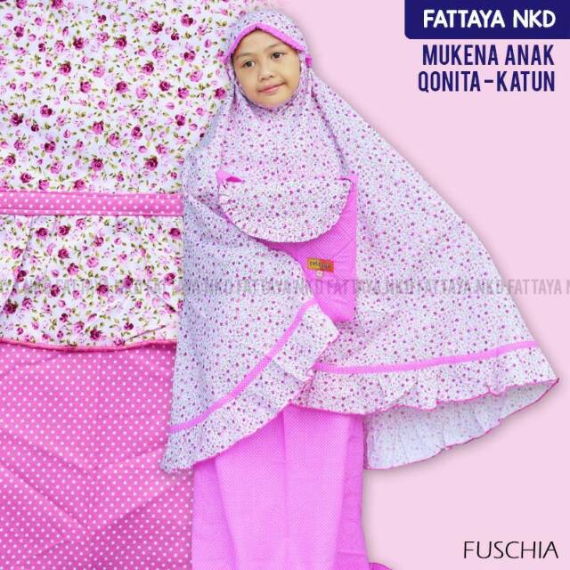 Mukena Anak Qonita Original Fattaya NKD