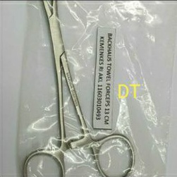 Backhaus towel forceps 13cm / Doek  klem 13cm / Gunting penjepit duk 13cm