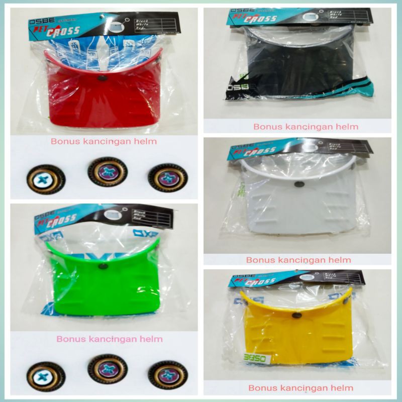 PET HELM BOGO/PET PANJANG+BONUS KANCINGAN