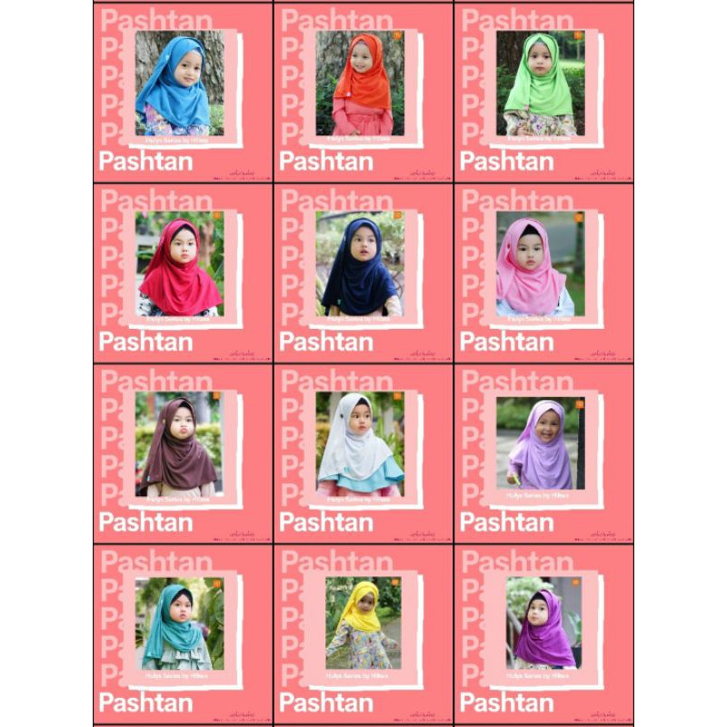 Jilbab / Bergo Anak Model Pastan Hilzea